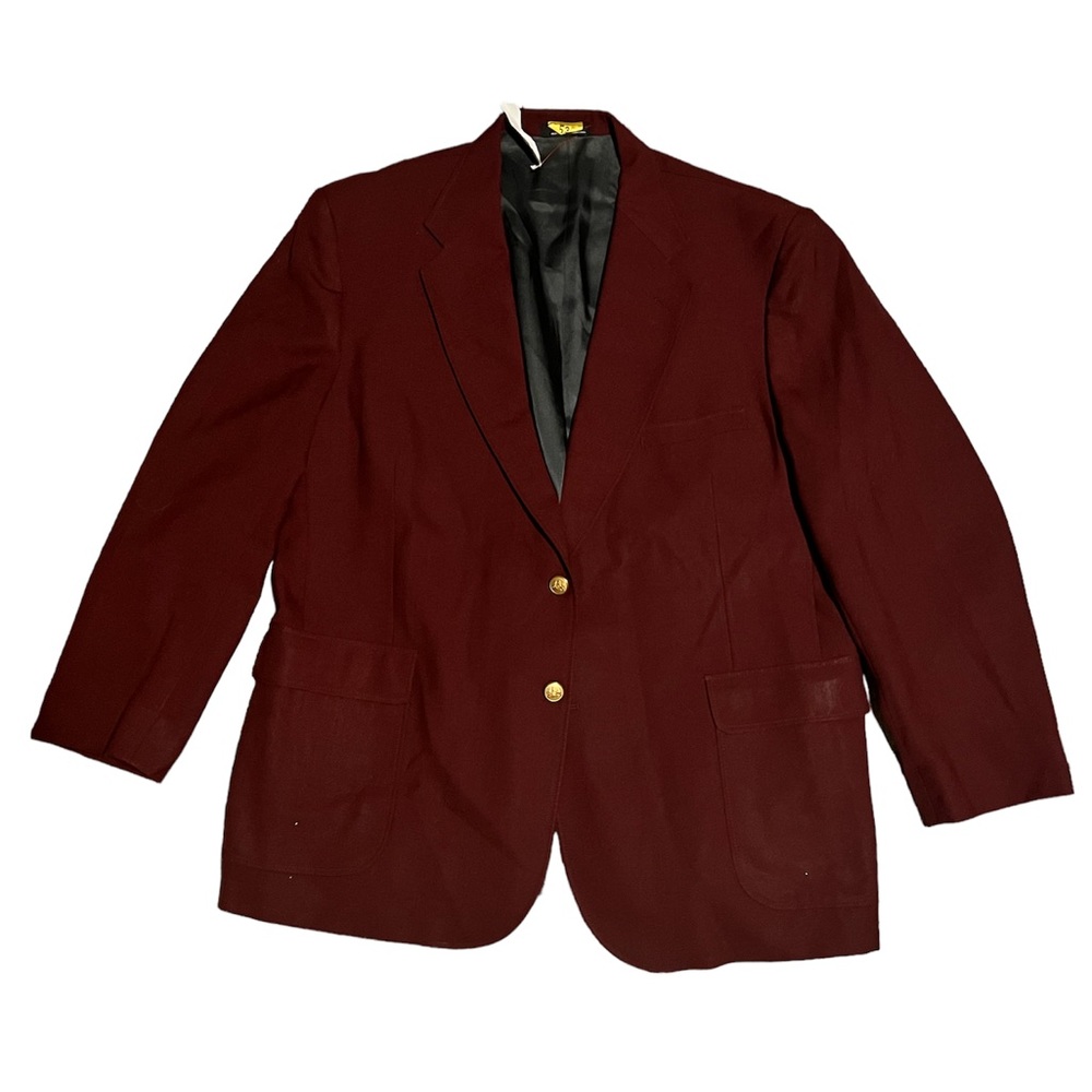 Vintage Maroon tuxedo jacket size 2X Beetlejuice costume